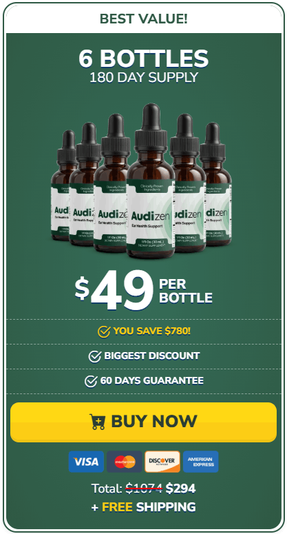Buy Audizen 6 Bottle